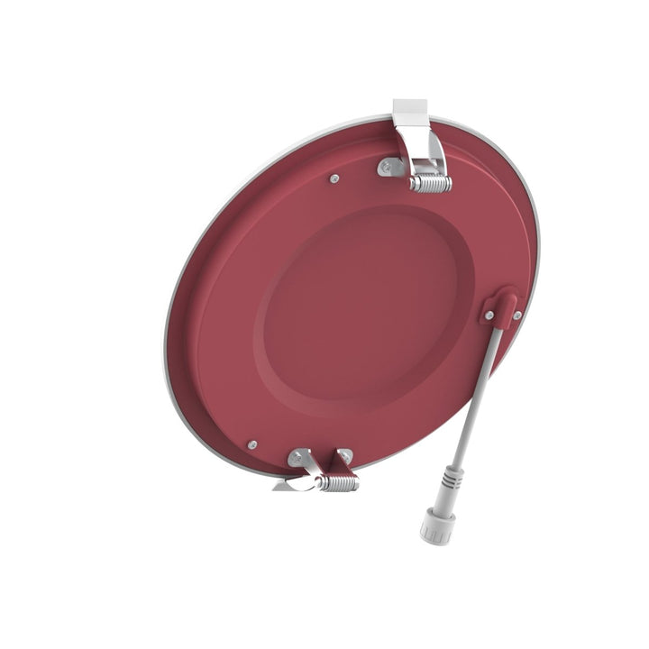 6" Inch 2 Hour Fire Rated Recessed Light Slim Canless LED Wafer Lights - Wet Rated - 5CCT 2700K-5000K - 1200LM