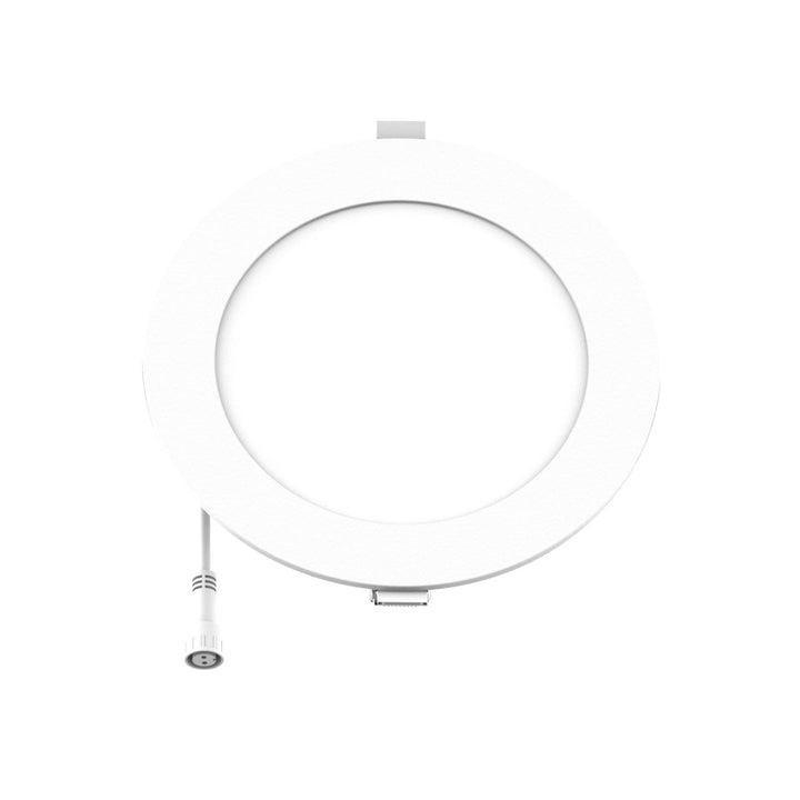 6" Inch 2 Hour Fire Rated Recessed Light Slim Canless LED Wafer Lights - Wet Rated - 5CCT 2700K-5000K - 1200LM