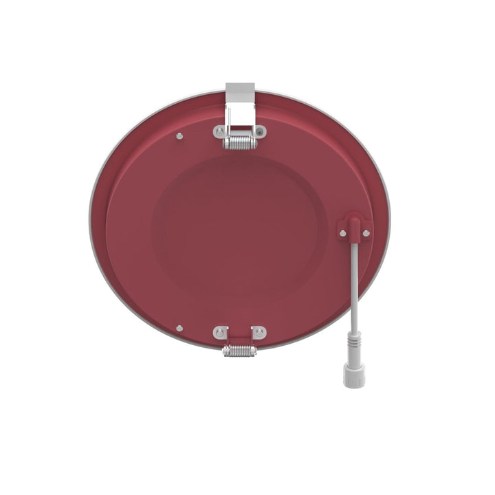 6" Inch Baffle Trim 2 Hour Fire Rated Recessed Light Slim Canless LED Wafer Lights - Wet Rated - 5CCT 2700K-5000K - 1200LM