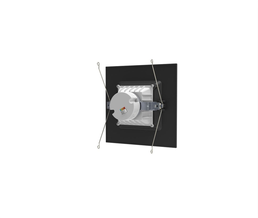 6" Inch Black Square Recessed Lighting Retrofit Can Lights - Wet Rated - 5CCT 2700K-5000K - 1100LM