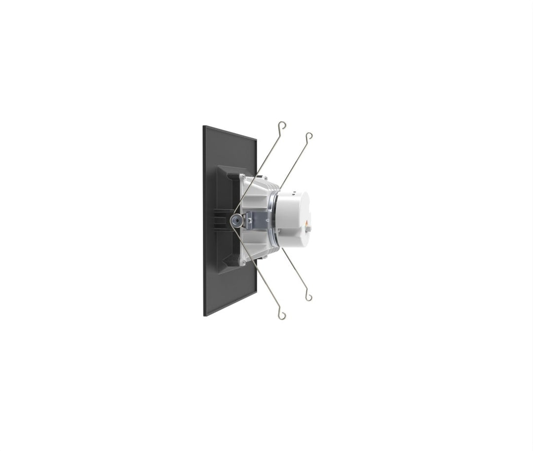 6" Inch Black Square Recessed Lighting Retrofit Can Lights - Wet Rated - 5CCT 2700K-5000K - 1100LM