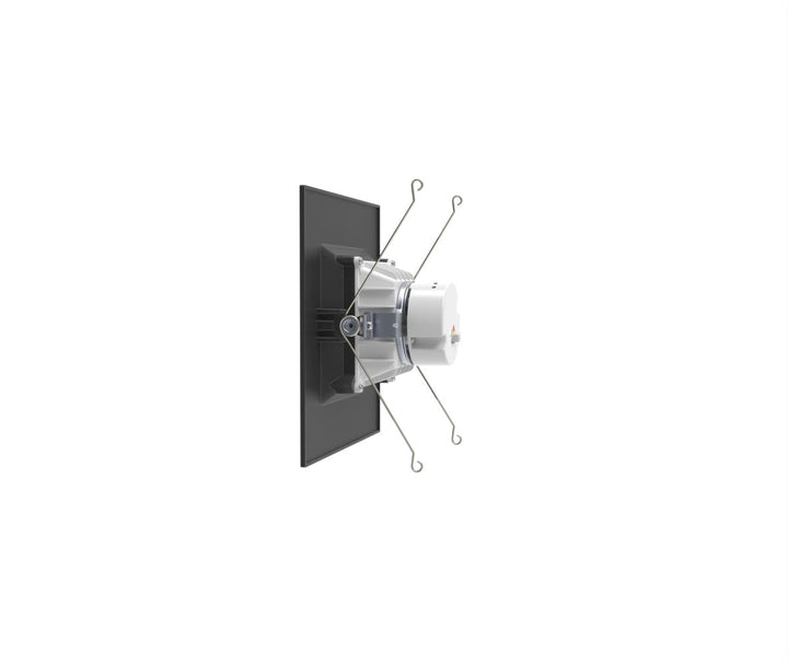 6" Inch Black Square Recessed Lighting Retrofit Can Lights - Wet Rated - 5CCT 2700K-5000K - 1100LM