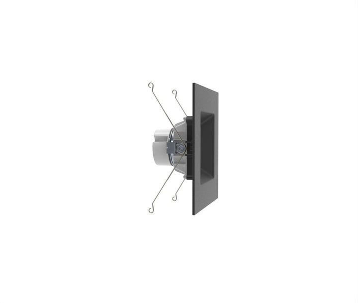 6" Inch Black Square Recessed Lighting Retrofit Can Lights - Wet Rated - 5CCT 2700K-5000K - 1100LM