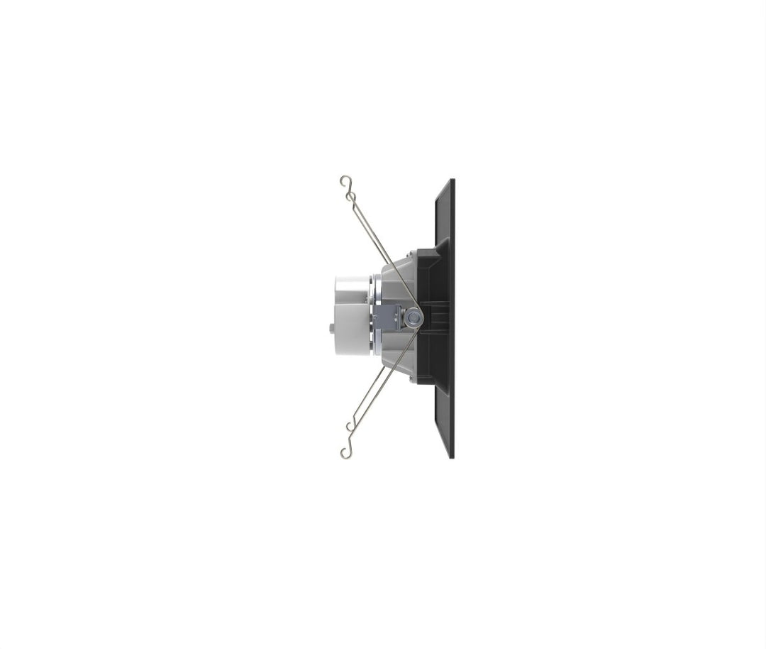 6" Inch Black Square Recessed Lighting Retrofit Can Lights - Wet Rated - 5CCT 2700K-5000K - 1100LM
