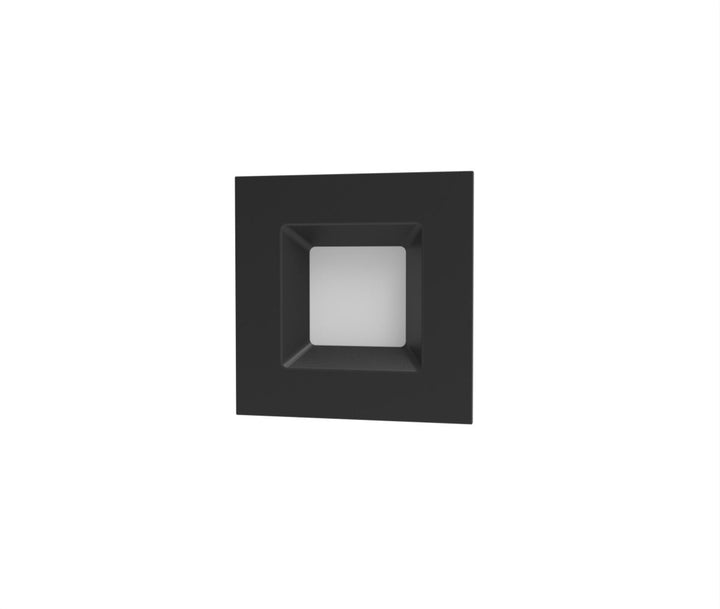 6" Inch Black Square Recessed Lighting Retrofit Can Lights - Wet Rated - 5CCT 2700K-5000K - 1100LM