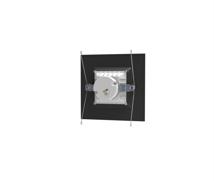 6" Inch Black Square Recessed Lighting Retrofit Can Lights - Wet Rated - 5CCT 2700K-5000K - 1100LM
