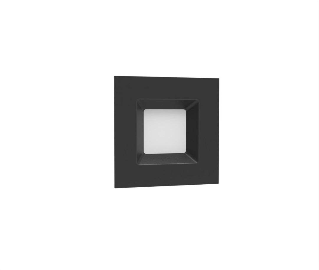 6" Inch Black Square Recessed Lighting Retrofit Can Lights - Wet Rated - 5CCT 2700K-5000K - 1100LM