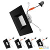 6" Inch Black Square Recessed Lighting Retrofit Can Lights - Wet Rated - 5CCT 2700K-5000K - 1100LM