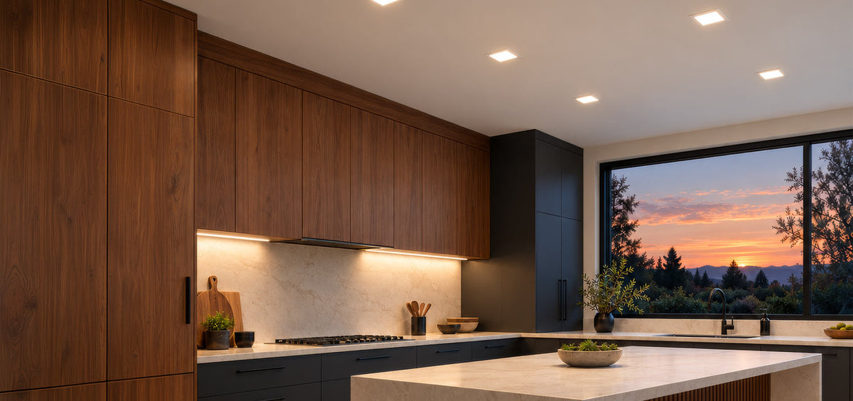 NuWatt kitchen header lighting