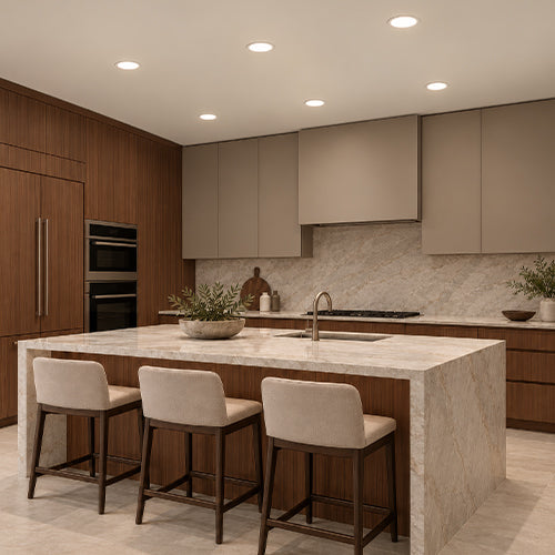NuWatt kitchen recessed lighting