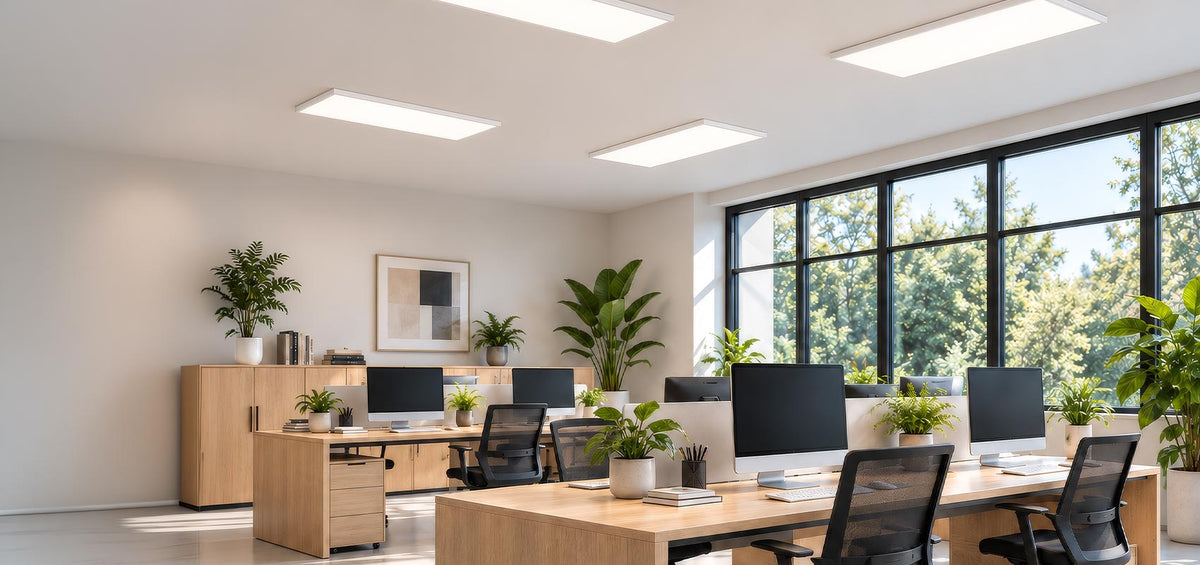 NuWatt office header lighting