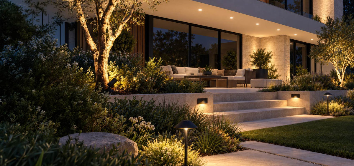 NuWatt outdoor header lighting