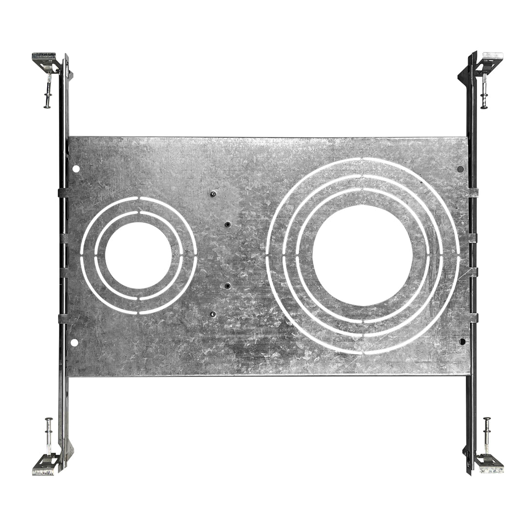 New Construction Universal Canless Mounting Plate - 1 / 2 / 3 / 3.5 / 4 / 5 / 6 Inch All In One New Construction Plate | | Nuwatt Lighting