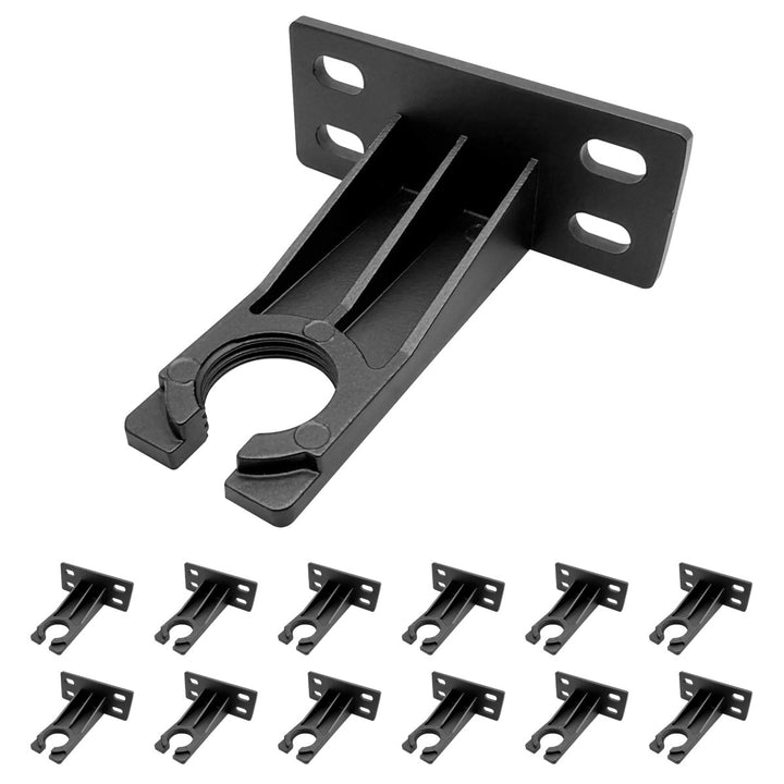 Aluminum Gutter Mount - Matte Black Finish