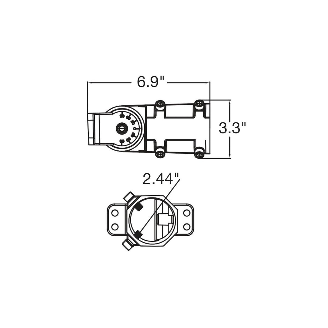 Area Light Slip Fitter Mounting Hardware