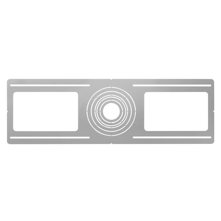 Canless Light Rough In Plate - New Construction Universal Canless Mounting Plate - 1 / 2 / 3 / 3.5 / 4 / 5 / 6 Inch All In One New Construction Plate