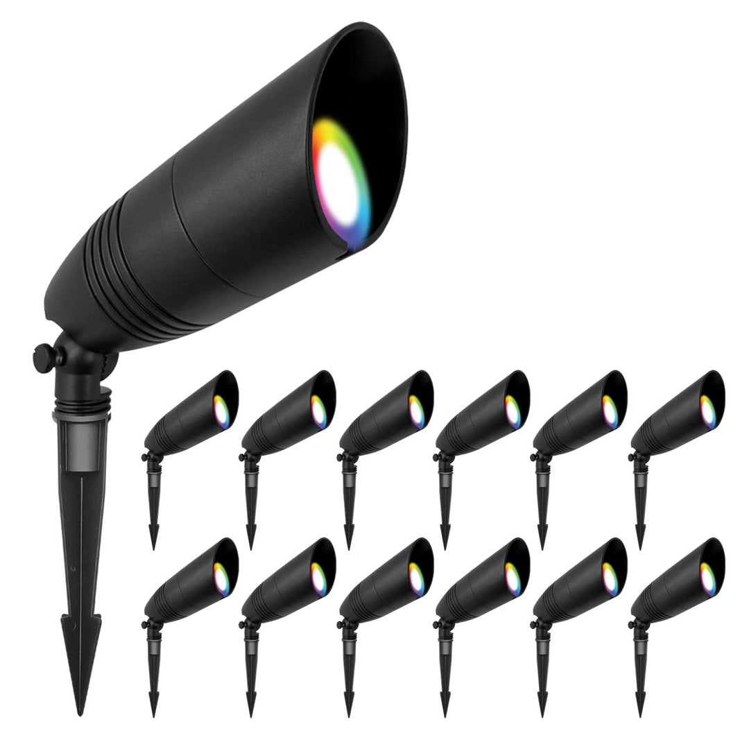 Landscape Bullet LED Spot Light, Black Finish