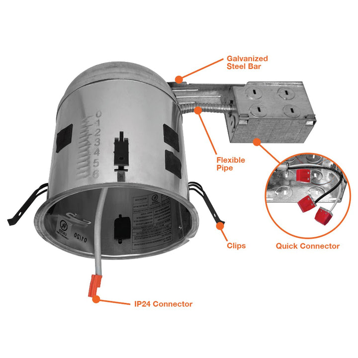 6 Inch Remodel Can - Easy Installation