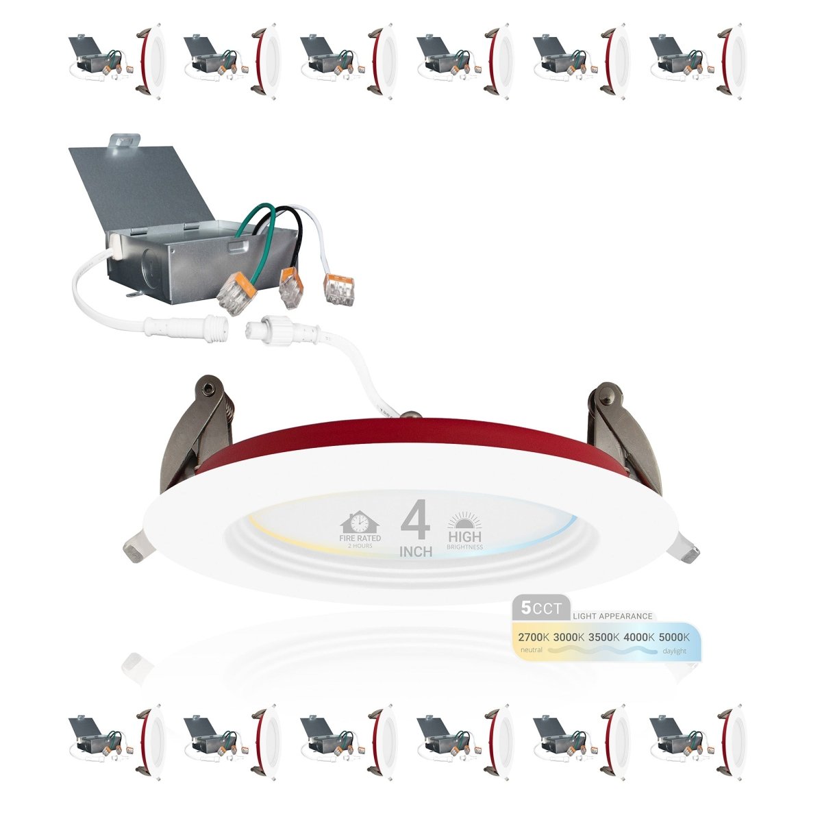 12 inch recessed lighting fixtures discount