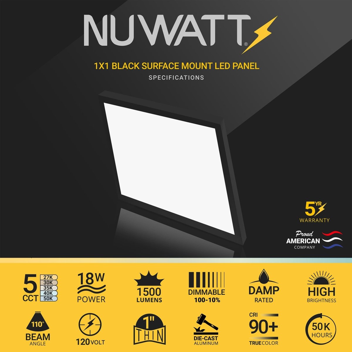 NW-SM-1X1-18W-5CT-UV-