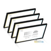 1x2 LED Flat Panel Light Surface Mount - Triac Dimmable - 5CCT 2700K-5000K - 2000LM - Black Trim
