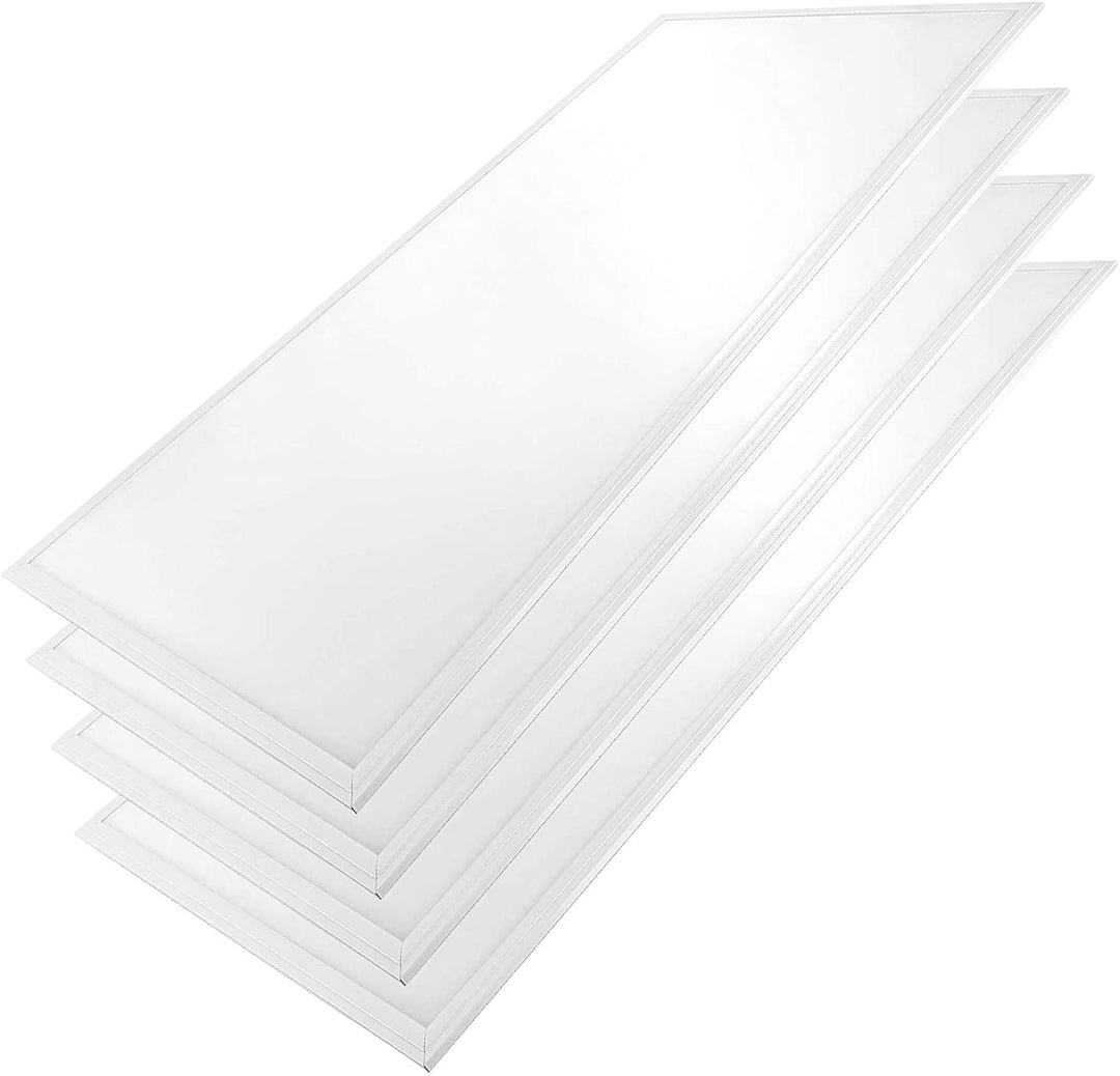 LED 2X4 72W Edge Lit Panel | Dimmable 0-10v | DLC and UL Listed | 4 Pack | LED Indoor Fixture | Nuwatt Lighting